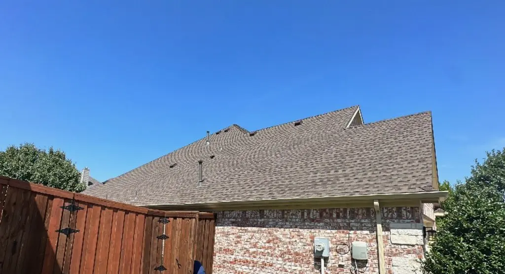 Completed roof replacement project in Burton